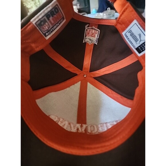 New Cleveland Browns Puma NFL Pro Line Embroidered Logo Hat Football Excellent - Picture 3 of 6